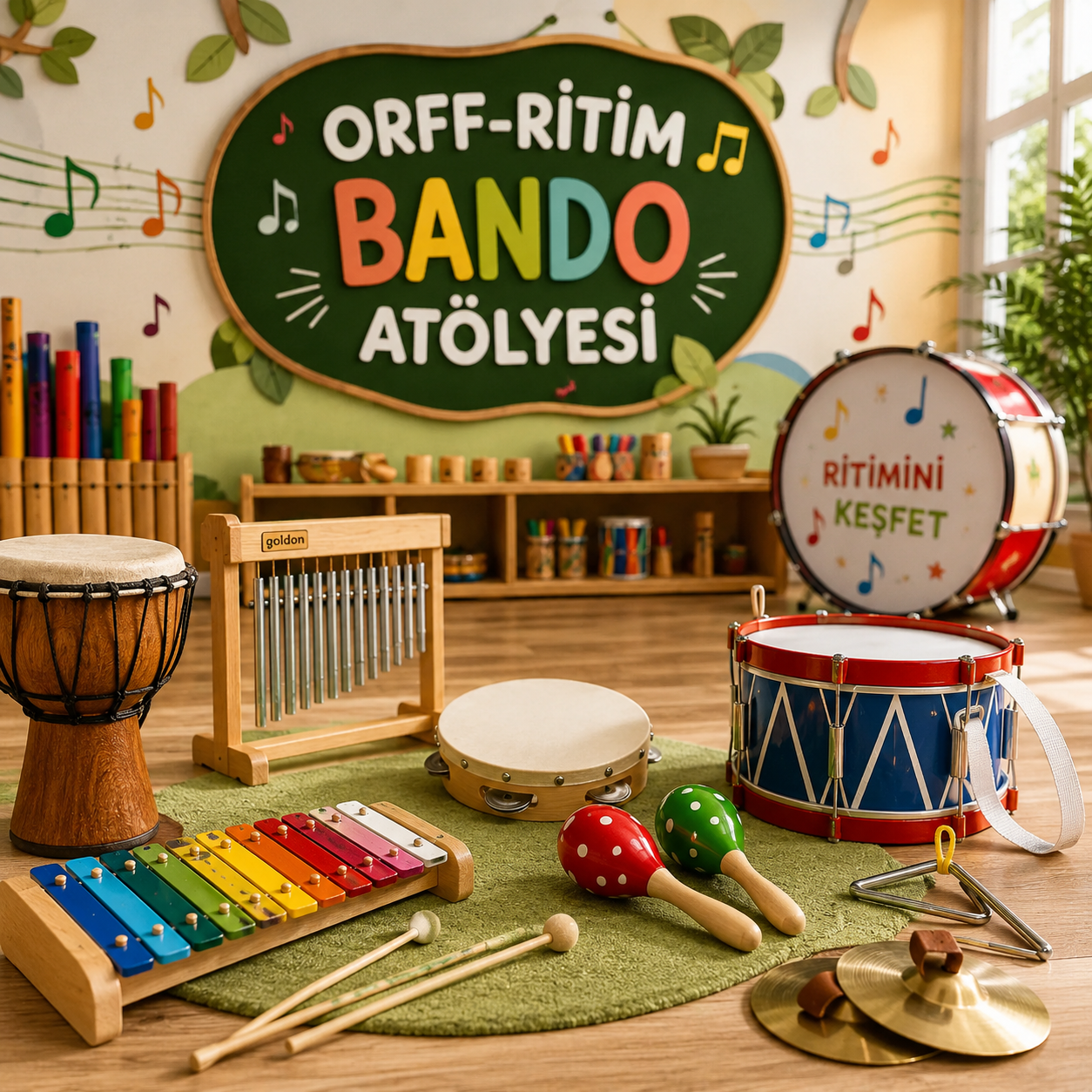 🥁 Orff-Ritim / Bando Atölyesi 1 bado