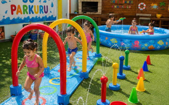 💧 Su Parkuru & Havuz Eğlencesi 💧 Su Parkuru & Havuz Eğlencesi