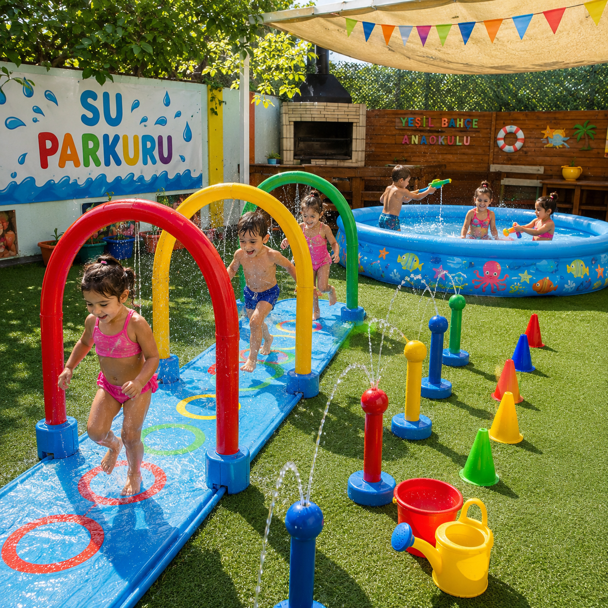 💧 Su Parkuru & Havuz Eğlencesi 1 💧 Su Parkuru Havuz Eglencesi